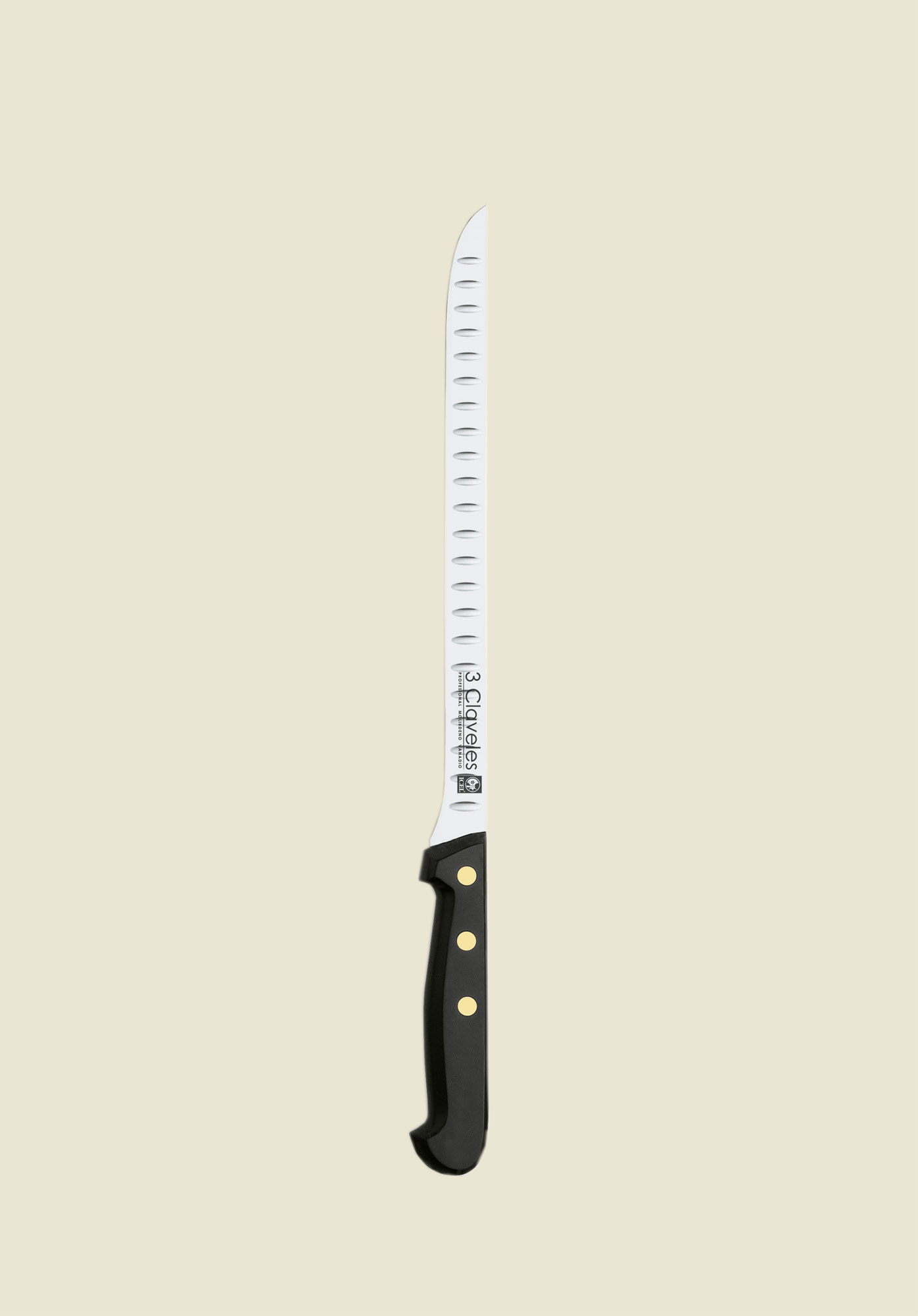 Tres Claveles Profesjonalny Nóż Do Krojenia Palety 24 Cm - Tres Claveles Pom