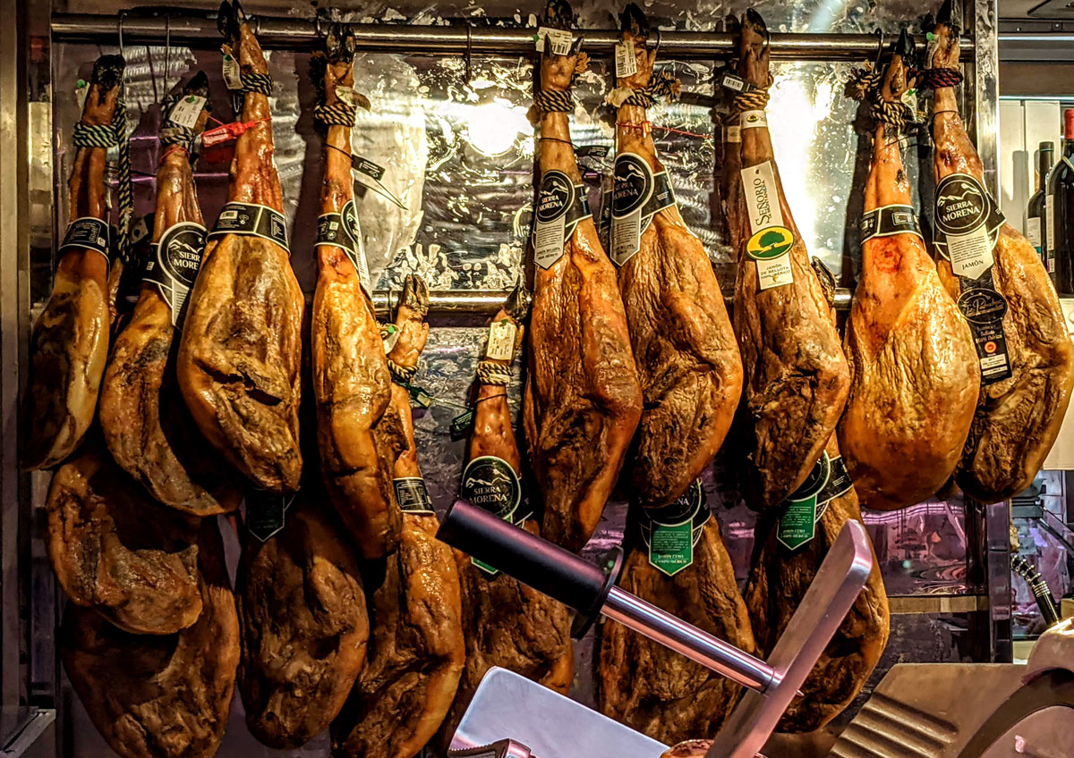 Jamón ibérico - przechowywanie